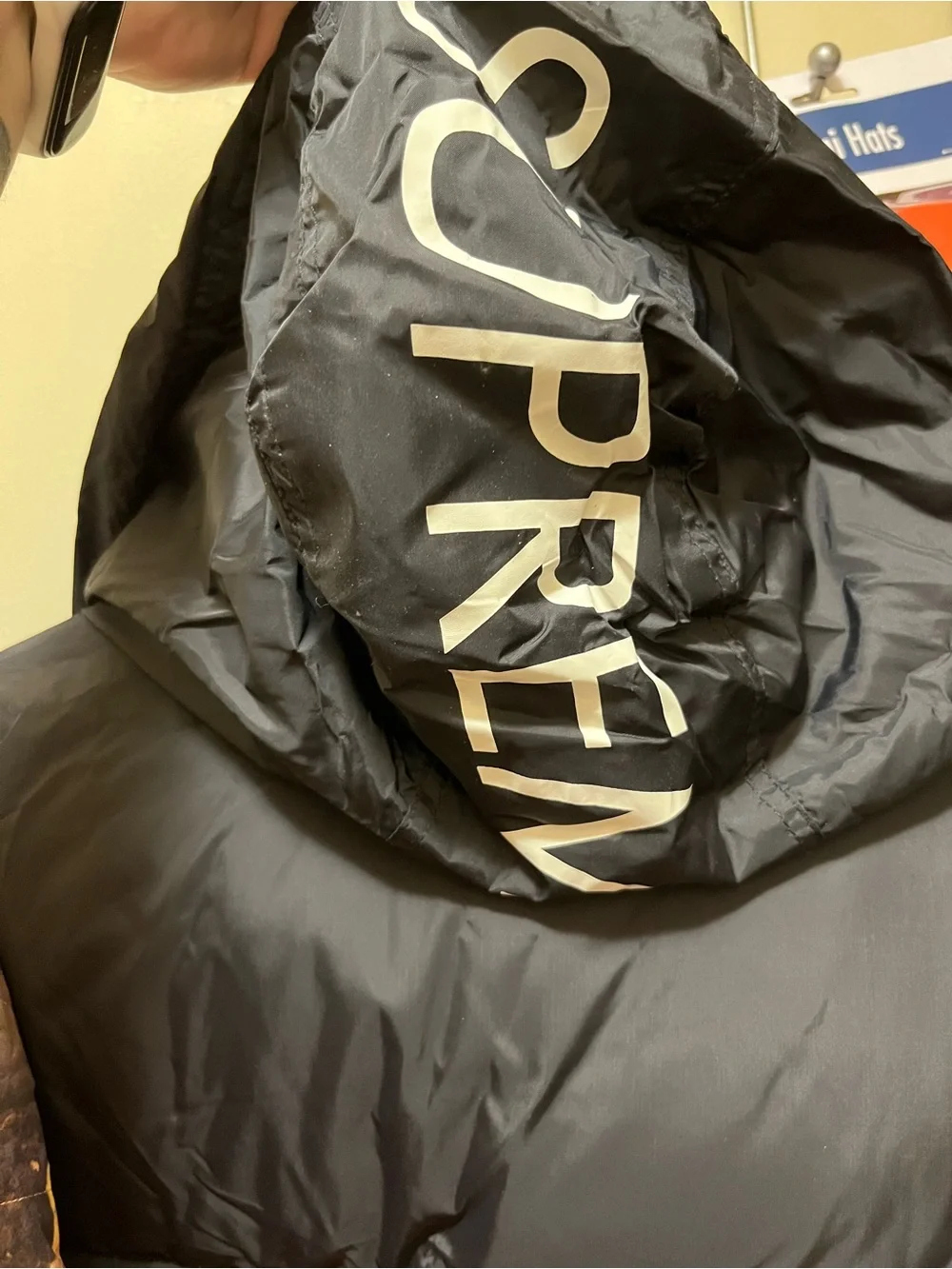 The North Face x Supreme Fall Leaf Print Jacket in Brown and Black